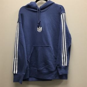 NWT Adidas Originals, Women's OS Hoodie, Crew Blue